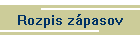 Rozpis zpasov